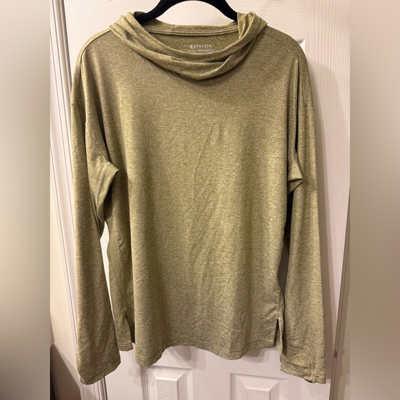 Athleta Uptempo II Hoodie Sweatshirt - Green (Medium) - Picture 2 of 4